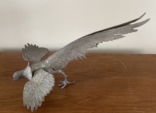 Vintage silver metal long - vintage,