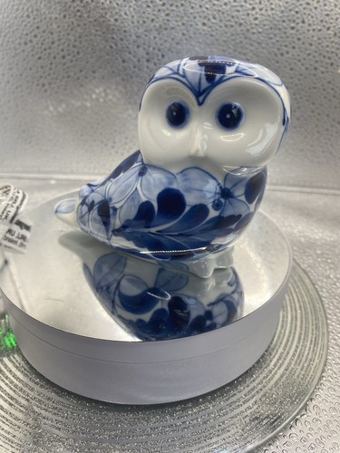 Owl figurine ornament - figurine,