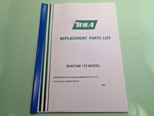 BSA BANTAM B175  SPARE PARTS