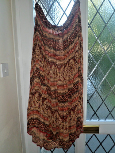 Women long indian maxi skirt - women's,