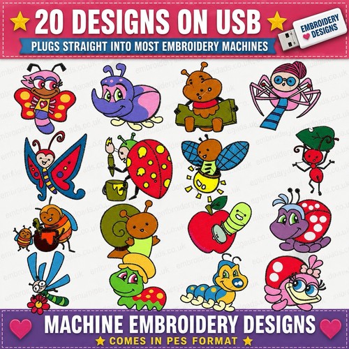 Cartoon bugs pes designs - cartoon,