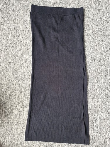 Asos black ribbed - black, maxi