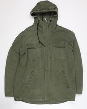 Zara Man Green XL Parka Jacket
