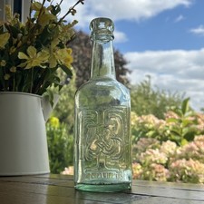 Vintage Bottle Old Fashioned Glass Tanner Brothers Shrewsbury Vintage Glass