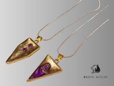 Handmade Resin Art Pendant