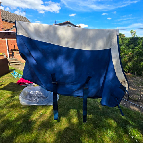 Geologic fleece rug - 6'0, horse