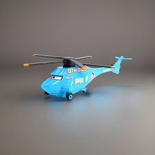Disney Pixar Cars Dinoco The King Helicopter (New) Loose 1.55 Diecast