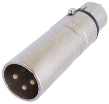 Neutrik 3 Pin XLR Female to 3 Pin XLR Male Adaptor NA3FM