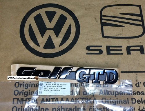 Golf mk3 gtd - mk3, badge