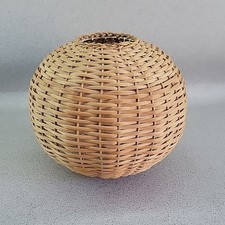 Vintage Large Round Wicker