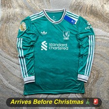 🚨LAST ONE | Liverpool FC Adidas 2025/26 Third Long Sleeve T-shirt |Isak #9 ⭐️ L