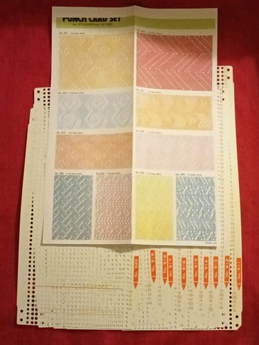 Lace punchcards set - lace, for