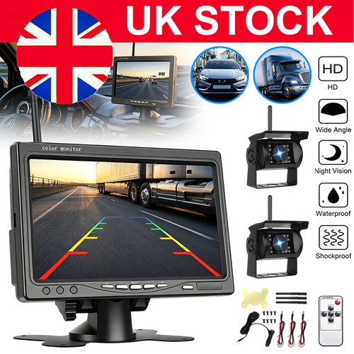 Car reversing camera - 2x, camera+7"