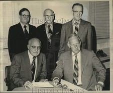 1972 Press Photo Officers of