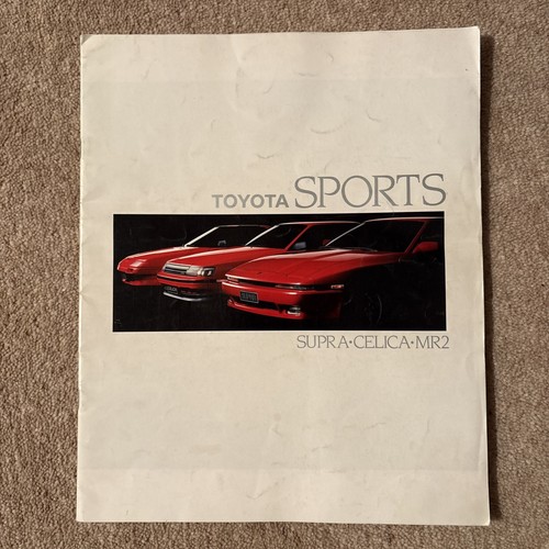 Toyota sports cars brochure - cars,