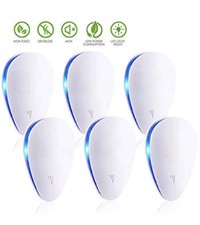 2/6X Ultrasonic Electronic Pest Repeller Reject Mouse Rat Rodent Spider Insects