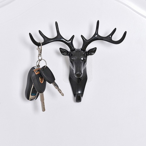 Animal deer stags head hook - animal,