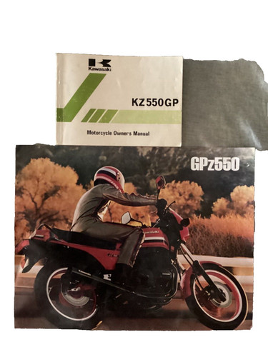 Kawasaki gpz550 owners manual - gpz550,