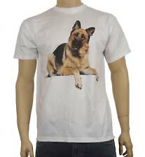 GERMAN SHEPHERD T-SHIRT - Alsatian Wolf Dog Gift Present - Sizes S to 3XL
