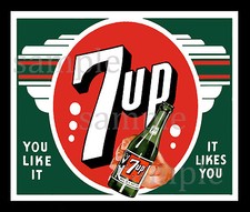 7UP DECAL NORTHWESTERN GUMBALL