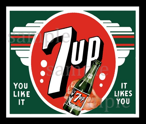 7up decal northwestern - 7up, gumball