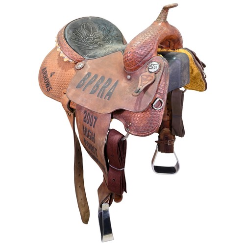 Used cowboy classic trophy - 14",