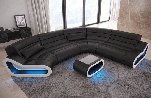 Sofa leather living area - leather,