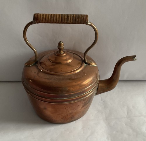 Antique copper kettle - antique,