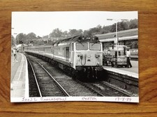 Photograph 50032 Courageous  Network SouthEast Train Exeter  1989 . Free UK P&P