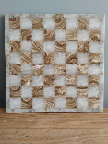 Onyx marble chess board - marble,