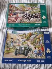 2 X 500 Large Piece Jigsaw