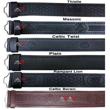 Leather Belts Kilt Scottish