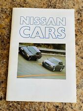 NISSAN CARS 1987 SALES