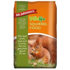 SQUIRREL FOOD- (900g) - Mr Johnsons Wildlife Feed Seed Nuts Animal Pet Meal Mix
