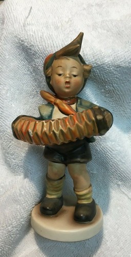 Goebel hummel accordion - goebel, boy