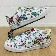 Adidas X Jeremy Scott Forum 84 Low Mono Men's Trainers UK 10 GX9668