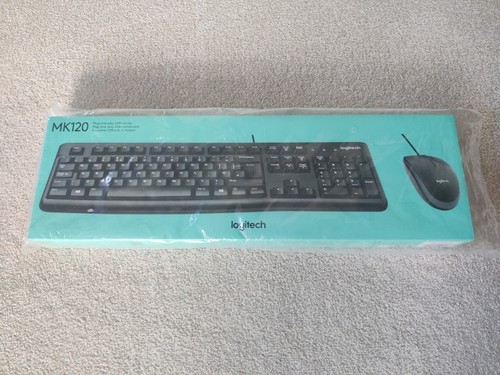 Logitech mk120 keyboard - logitech, and