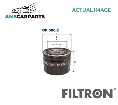 Engine oil filter 580 - op, 580/2