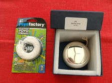 Vintage Sterling Silver Yo-Yo Fully Hallm'kd Original Box + Spare Strings 75 gms
