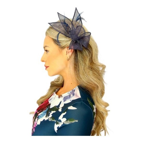Small feather flower hair - feather,