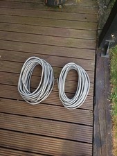 Stainless steel flexible 10mm conduit, 2 pieces 16m & 15m approx over 30m total