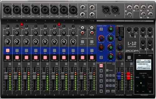 Zoom livetrak 12ch mixer - zoom,
