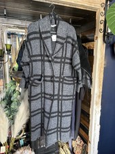 Zara Grey Long Cardigan Jacket