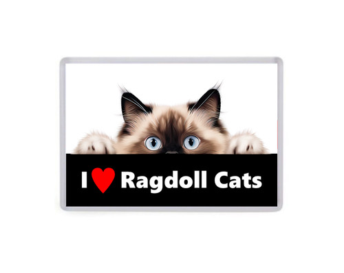 Love ragdoll cats fridge - cats,
