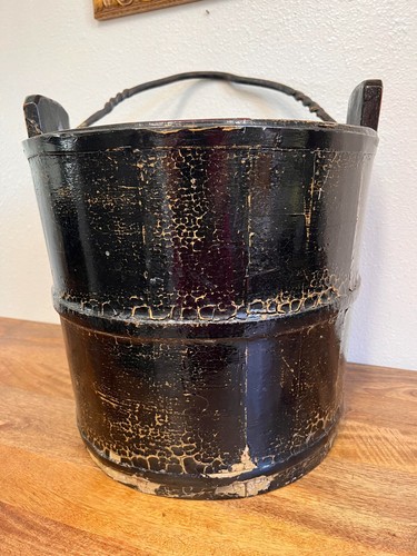 Large primitive wooden stave - wooden,