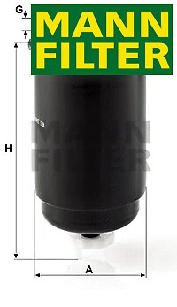Fuel filter 842 3 - fuel, wk