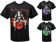 The Cramps Mens PSYCHOBILLY T-Shirt Poison Ivy Like a Bad Girl Should Garage Lux