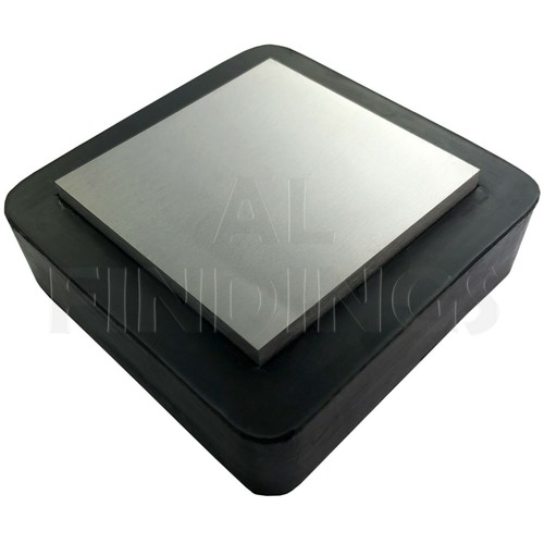 Solid steel rubber dapping - 3",