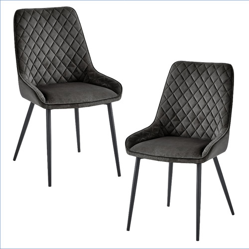 Gun metal grey - metal, dining