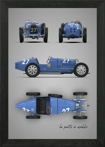 Bugatti type framed - bugatti,